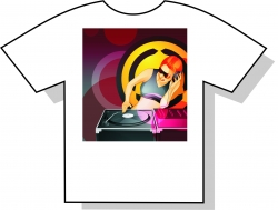 Camiseta Dj Girl