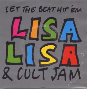 LP Lisa Lisa Cult Jam - Let The Beat Hit Em VINYL 7 POLEGADA