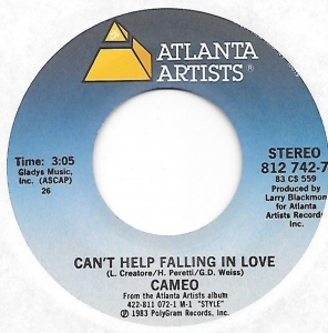 LP Cameo - Cant Help Falling In Love - For You (VINIL 7 POLEGADAS)